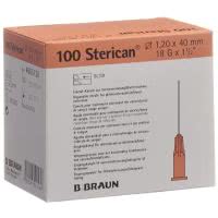 Sterican Nadel 18G 1.20x40mm rosa Luer - 100 Stk.