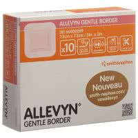 Allevyn Gentle Border Wundverband - 10 Stk. à 7.5cm x 7.5cm