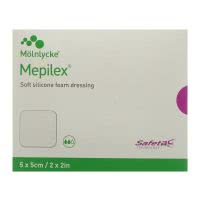 Mepilex Schaumverband Safetac 5x5cm - 5 Stk.