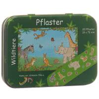 Döll Heftpflaster 19 x 72 mm Wildtiere Dose - 20 Stk.