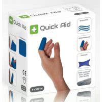 QuickAid Wundverband Pflaster - BLAU - 6cm x 460cm