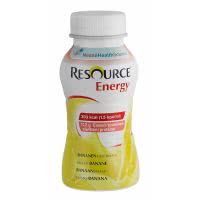 Nestle Resource Energy Drink Banane - 4 x 200ml