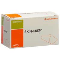 Skin Prep Hautschutz Tupfer Box - 50 Stk.