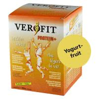 Verofit Protein+ Getränke Mahlzeit Jogurt-Früchte - 12 Beutel