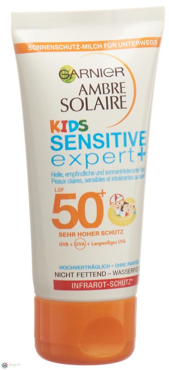 Garnier Ambre Solaire Milch Expert + Sensitive SF50 - Kids - 50ml