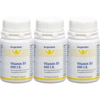 Spar-Set: Burgerstein Vitamin D3 600 IE - 3x100 Kaps.