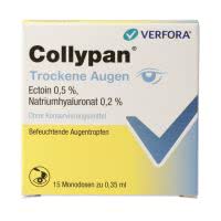 Collypan Trockene Augen Tropfen mit Ectoin und Hyaluronat - 15 Portionen