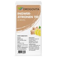 Drogovita Ingwer Zitronen Tee - 20 Beutel