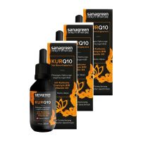 Kur-Pack: KurQ10 Sanagreen mizellierter Curcuma longa Extrakt - 3x30ml