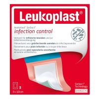 Leukoplast Leukomed Sorbact 8x10cm - 3 Stk.