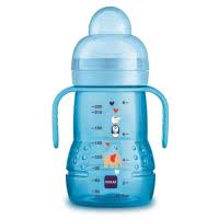 Mam Trainer Flasche mit Griff 4+ Monate Boy - 220ml