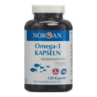 Norsan Omega-3 Fischöl Kapseln - 120 Stk.