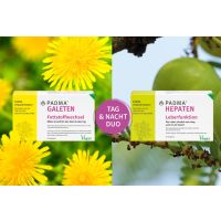 Set: Padma Hepaten und Galeten - für Leberfunktion und Fettstoffwechsel - 2x60 Kaps.