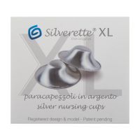 Silverette Still-Silberhütchen XL - 2 Stk.