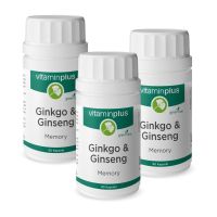 Spar-Set Vitaminplus Ginkgo & Ginseng Memory Kapseln - 3 x 90 Stk.