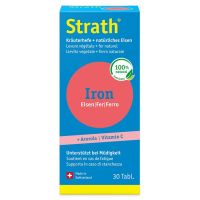 Strath Iron Kräuterhefe + natürliches Eisen - 30 Tabl.