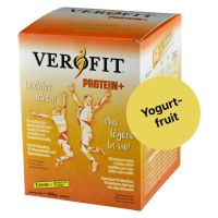 Verofit Protein+ Getränke Mahlzeit Jogurt-Früchte - 12 Beutel