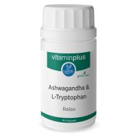 Vitaminplus Ashwagandha & L-Tryptophan Kapseln - 60 Stk.